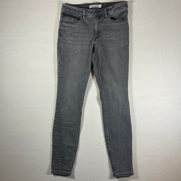 Athleta Sculptek Women's Ultra High-Rise Skinny Gray Denim Wash Jeans - Size 10 - Picture 2 of 11